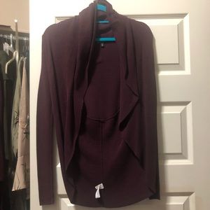 Express purple cardigan. Xs.